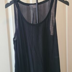 Vince Black Silk Tank Top